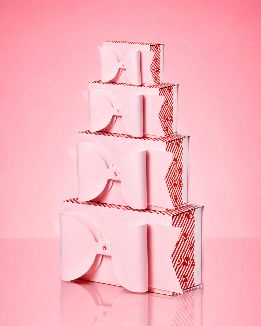 Pink Bow Gift Wrap Box