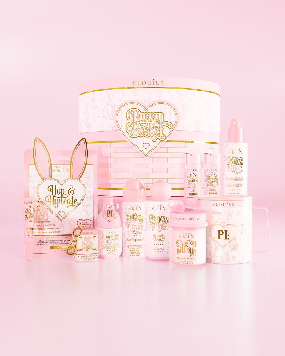 Πλήρες πακέτο P.Louise Easter Bunny Basket με όλα τα προϊόντα