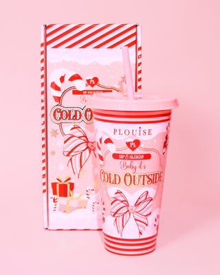 P.Louise Baby Its Cold Outside And Santas Little Helper Sippy Cups