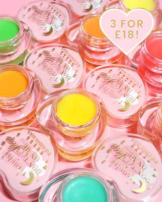 Colourful collection of pink P.Louise heart-shaped Lip Sleeping Masks