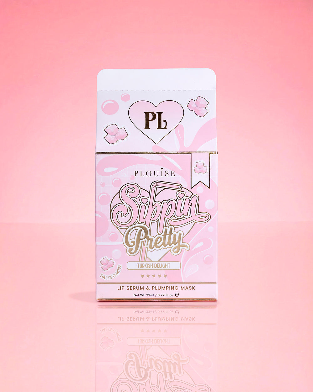 P.Louise Sippin Pretty Peptide Lip Serum & Treatment Duo Συσκευασία λουκούμι