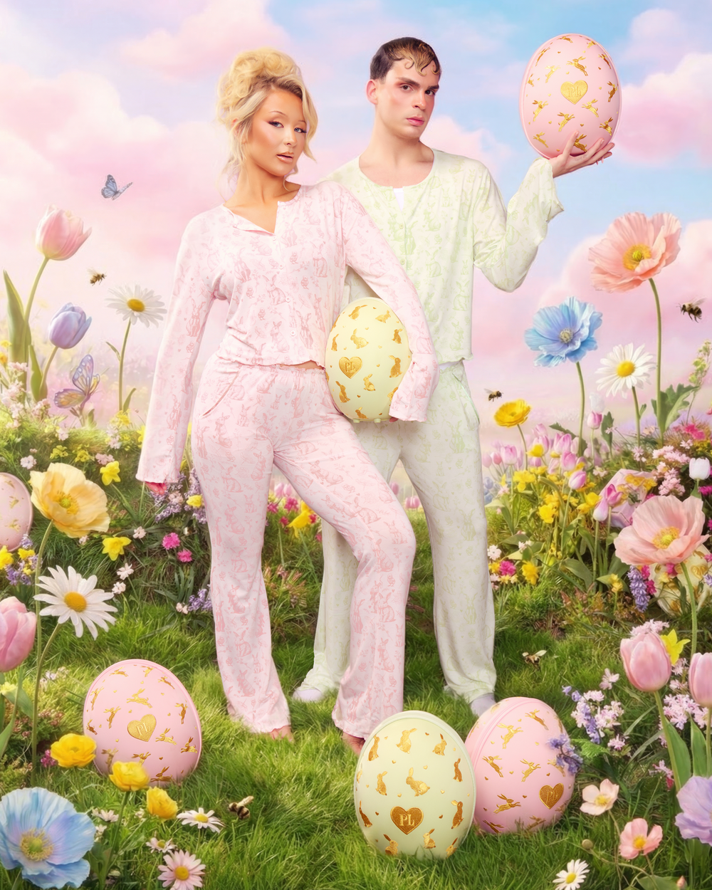 Somebunny Loves You Bunny Pijamas