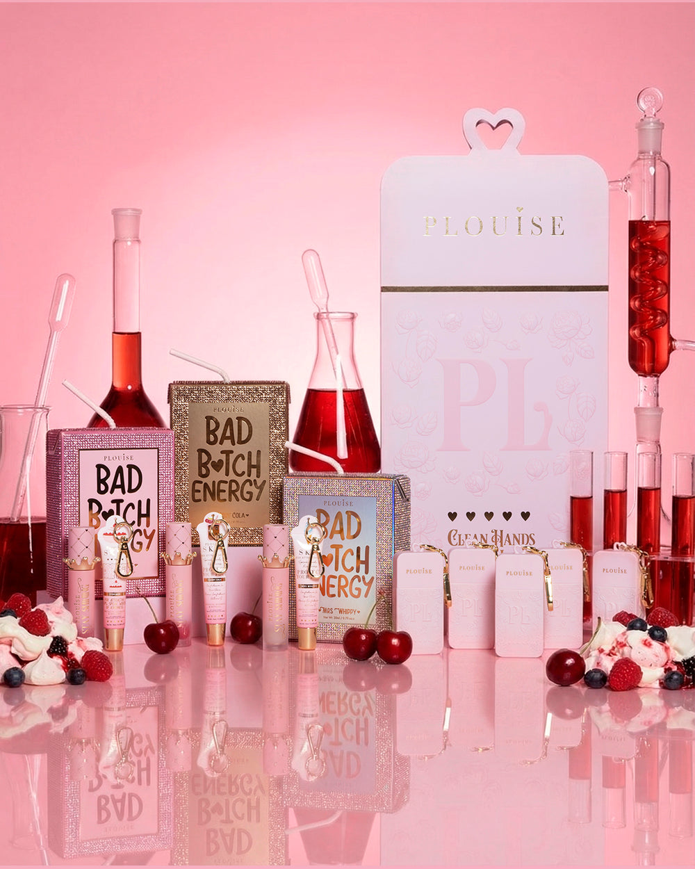 Σετ δώρου Crystal Lip Trio & Hand Cleansing Spray PR