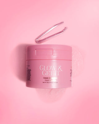P.Louise Glow And Get It Toner Gel Pads - Τσίχλα Cherry